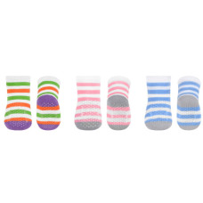 Шкарпетки махрові для повзання антиковзні (3 пари) BabyOno 586/02