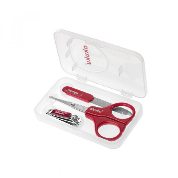 Набір манікюрний Akuku A0042 red Набір манікюрний Akuku A0042 red