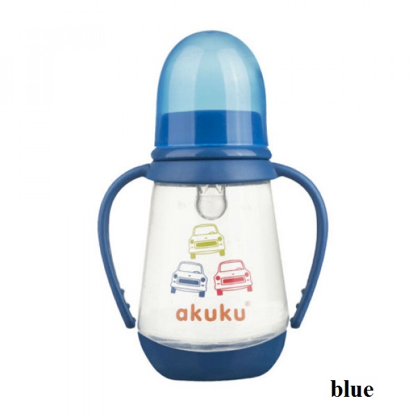 Пляшечка з ручками 125 мл. Akuku A0008 blue Пляшечка з ручками 125 мл. Akuku A0008 blue