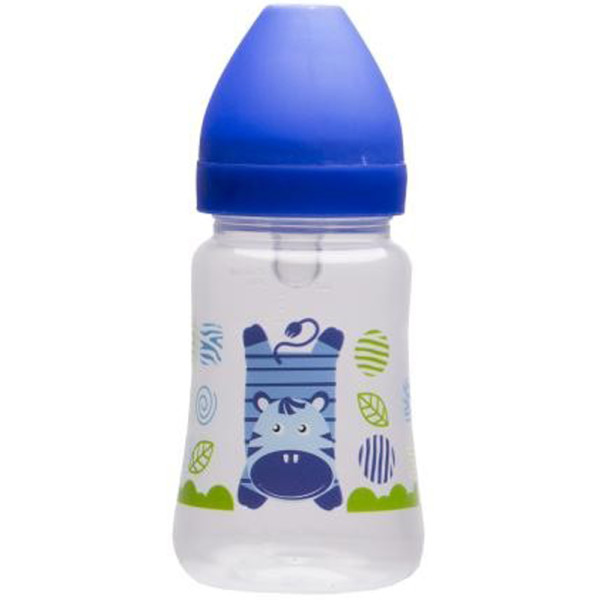 Пляшечка з широкою шийкою 250 мл. Akuku A0319 blue Пляшечка з широкою шийкою 250 мл. Akuku A0319 blue