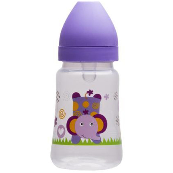 Пляшечка з широкою шийкою 250 мл. Akuku A0319 violet Пляшечка з широкою шийкою 250 мл. Akuku A0319 violet