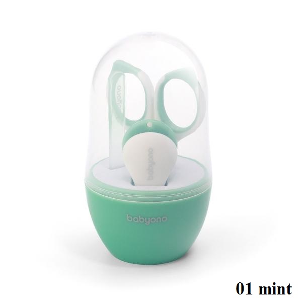 Косметичний манікюрний набір BabyOno 398/01 mint Косметичний манікюрний набір BabyOno 398/01 mint