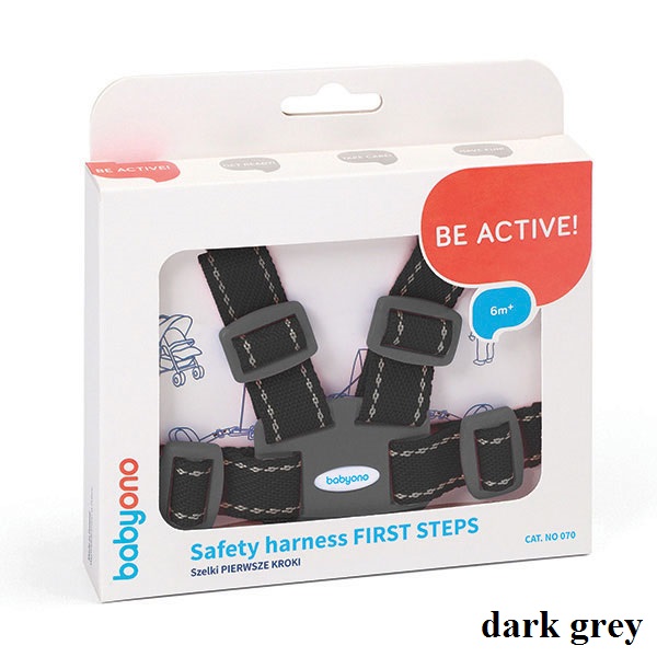 Віжки BabyOno 070 (dark grey) Віжки BabyOno 070 (dark grey)