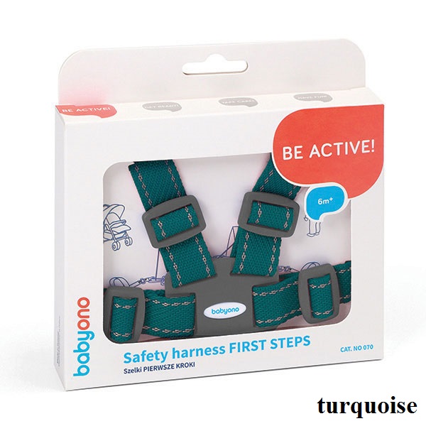 Віжки BabyOno 070 (turquoise) Віжки BabyOno 070 (turquoise)