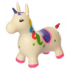Стрибки-тварини єдиноріг Bambi MS 1336-2 (white)