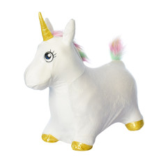 Стрибки-тварини єдиноріг Bambi MS 2931 (white)