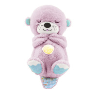 М'яка іграшка нічник Bambi Дихаюча видра 2284-25 (pink)