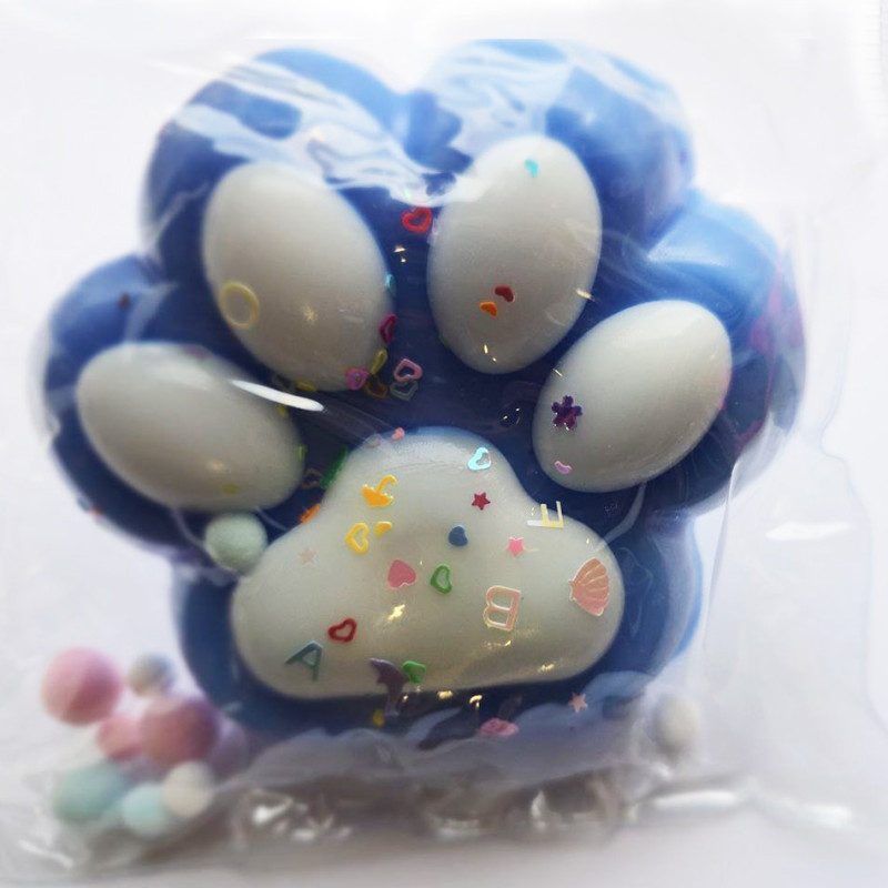 Іграшка антистрес лапка Bambi 6675.12 (blue/white) Іграшка антистрес лапка Bambi 6675.12 (blue/white)