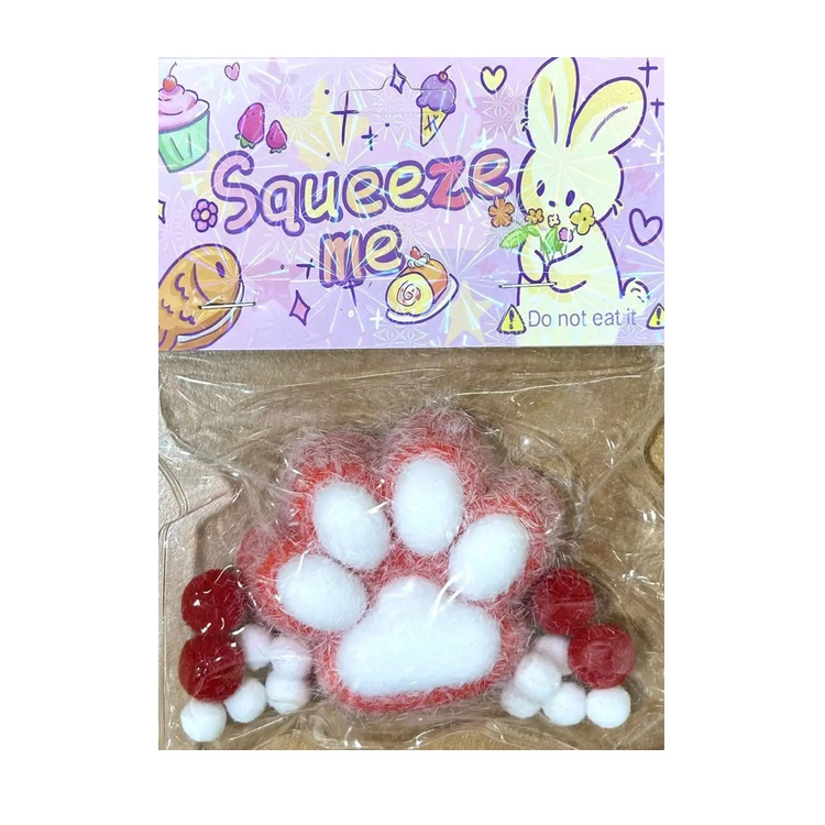 Іграшка антистрес лапка Bambi 712233 (coral) Іграшка антистрес лапка Bambi 712233 (coral)