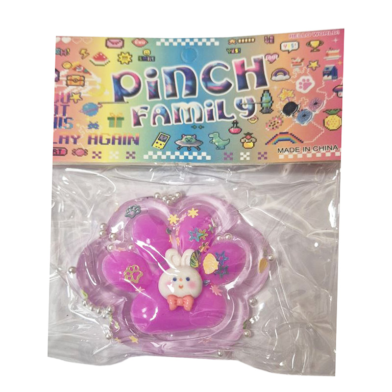 Іграшка антистрес лапка прозоро-кольорова Кролик Bambi GB6675.1 (transparent\pink) Іграшка антистрес лапка прозоро-кольорова Кролик Bambi GB6675.1 (transparent\pink)