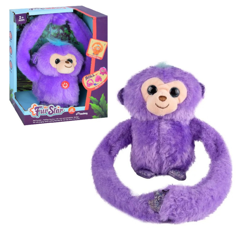 М'яка іграшка інтерактивна Мавпа Bambi MP 2304 (violet) М'яка іграшка інтерактивна Мавпа Bambi MP 2304 (violet)