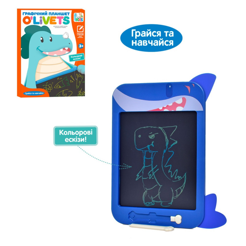 Дитячий ігровий LCD планшет Bambi SK 0051 blue Дитячий ігровий LCD планшет Bambi SK 0051 blue