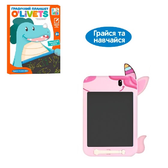 Дитячий ігровий LCD планшет Bambi SK 0051 pink Дитячий ігровий LCD планшет Bambi SK 0051 pink