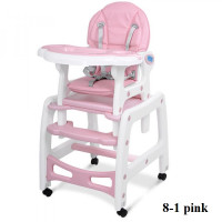 Стільчик для годування Bambi M 1563-8-1 (pink)