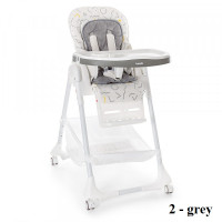Стільчик для годування Bambi M 3822-2 (grey)