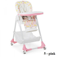 Стільчик для годування Bambi M 3822-5 (pink)