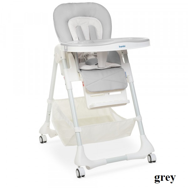 Стільчик для годування Bambi M 3822 (grey) Стільчик для годування Bambi M 3822 (grey)