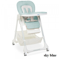 Стільчик для годування Bambi M 3822 (sky blue) Стільчик для годування Bambi M 3822 (sky blue)