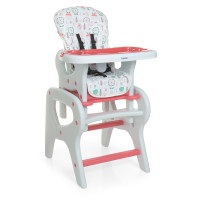 Стільчик для годування Bambi M 0816 (flowers pink)