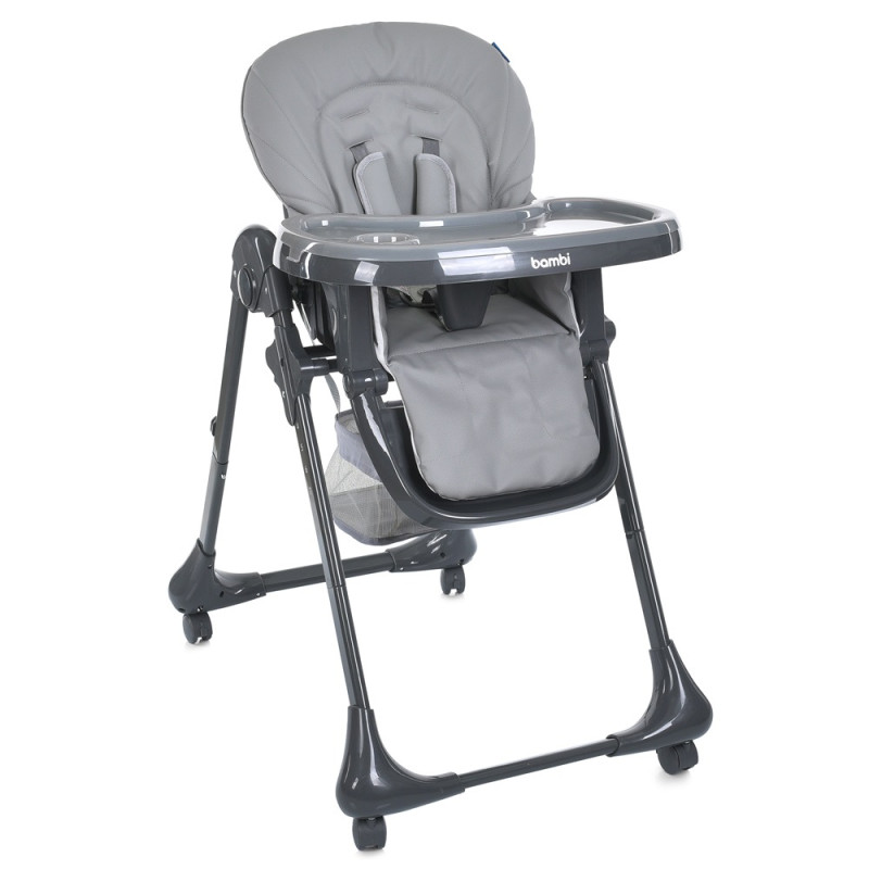 Стільчик для годування Bambi M 3233L-G (gray) Стільчик для годування Bambi M 3233L-G (gray)
