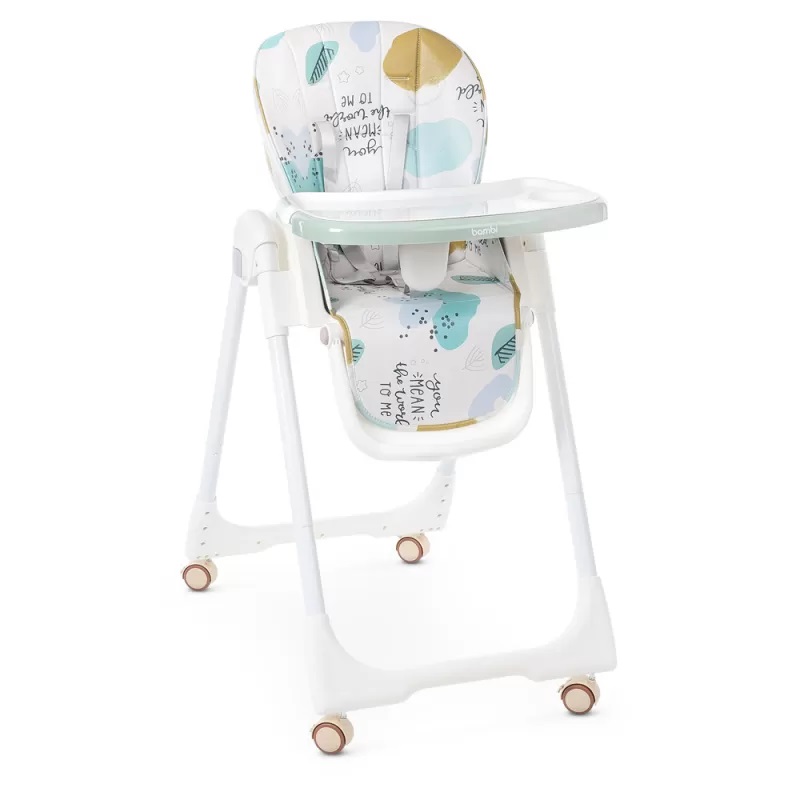 Стільчик для годування Bambi M 5673-12 (blue) Стільчик для годування Bambi M 5673-12 (blue)