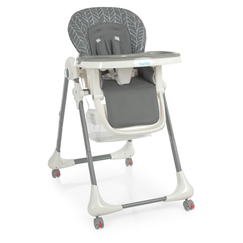 Стільчик для годування Bambi M 3233L (grey) Стільчик для годування Bambi M 3233L (grey)