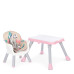 Стільчик для годування Bambi M 5672-8 (pink)