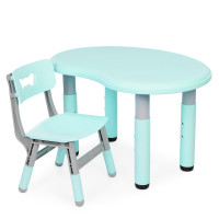 Столик зі стільцем Bambi Peanut-5 (mint/grey)