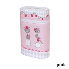 Термоконтейнер для двох пляшечок Ceba baby Double pink