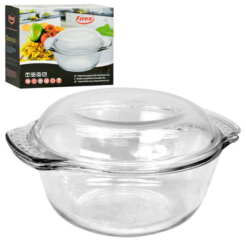 Форма для випікання з кришкою 2л 25.3*20.4*13см Firex 236827