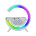 Нічник-лампа Inspire BT-3401 з бездротовою зарядкою, Bluetooth колонкою та годинником