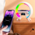 Нічник-лампа Inspire XM-X63 з бездротовою зарядкою, Bluetooth колонкою та годинником