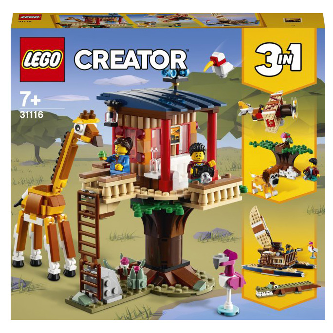 Конструктор LEGO CREATOR Будиночок на дереві для сафарі 31116 Конструктор LEGO CREATOR Будиночок на дереві для сафарі 31116