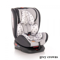 Автокрісло Lorelli NEBULA ISOFIX (0-36кг) (grey crowns)