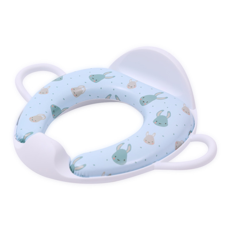 Накладка на унітаз з ручками + спинка Lorelli DOTS (white) Накладка на унітаз з ручками + спинка Lorelli DOTS (white)