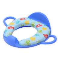 Накладка на унітаз з ручками + спинка Lorelli FISH (blue)