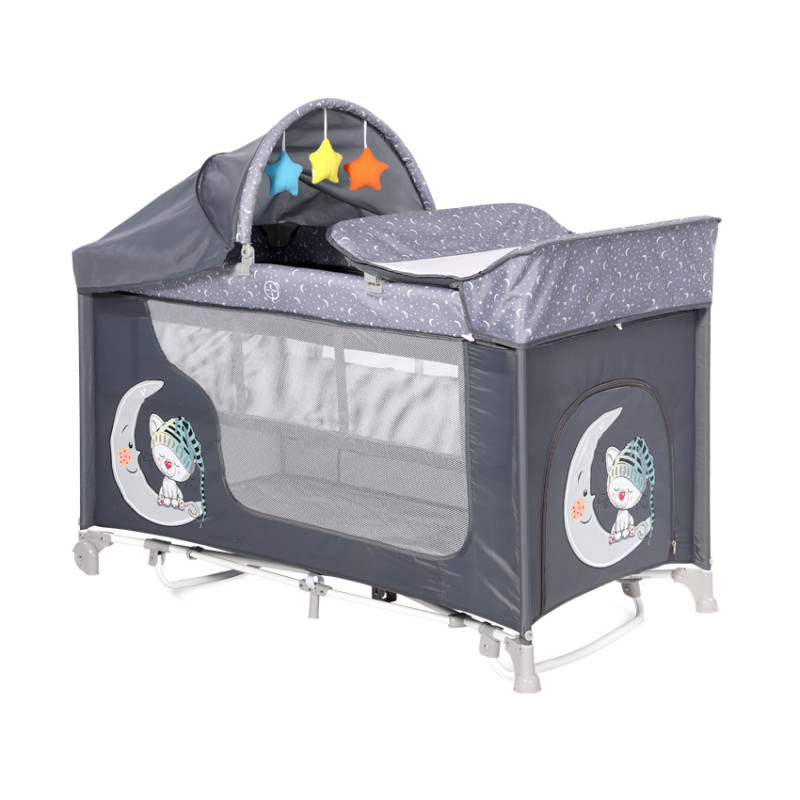 Манеж Lorelli MOONLIGHT 2L ROCKER (grey cute moon) Манеж Lorelli MOONLIGHT 2L ROCKER (grey cute moon)