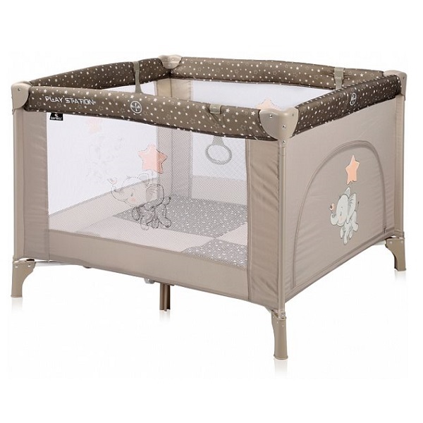 Манеж Lorelli PLAY STATION (beige elephant) Манеж Lorelli PLAY STATION (beige elephant)
