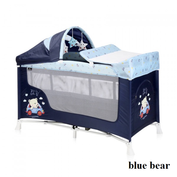 Манеж Lorelli SAN REMO 2L+ (blue bear) Манеж Lorelli SAN REMO 2L+ (blue bear)