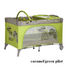 Манеж Lorelli TRAVEL KID 2L (caramel/green pilot)