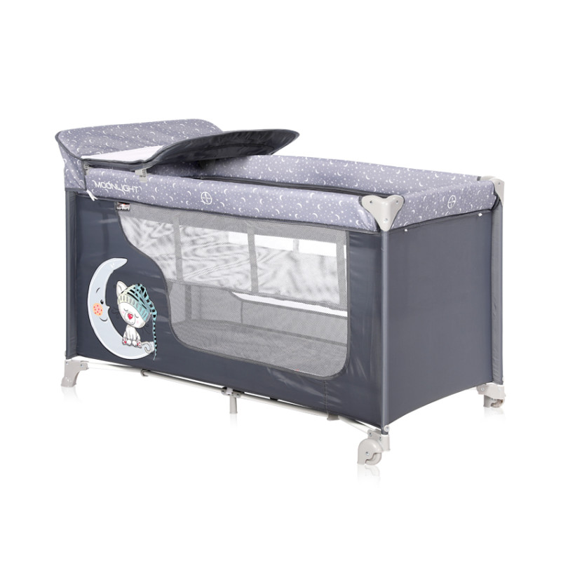Манеж Lorelli MOONLIGHT 2L (grey cute moon) Манеж Lorelli MOONLIGHT 2L (grey cute moon)