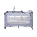 Манеж-ліжечко Lorelli TORINO 2L+ (silver blue)