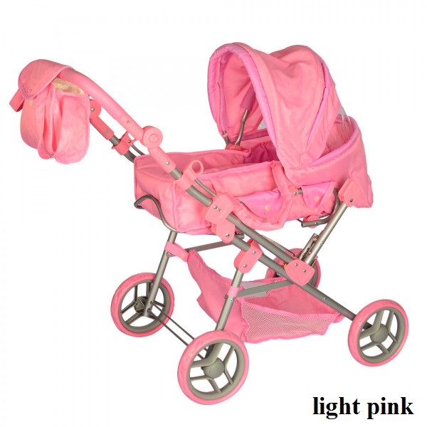 Коляска для ляльок Melogo 9368/017 (light pink) Коляска для ляльок Melogo 9368/017 (light pink)