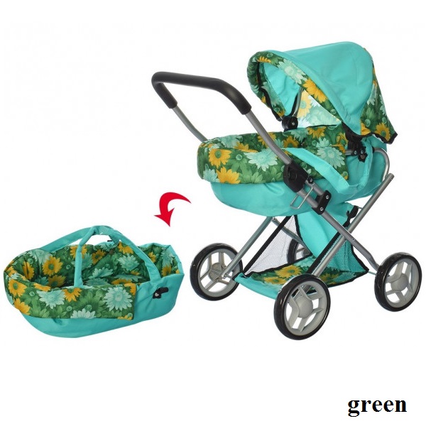 Коляска для ляльок Melogo 9369/82100 (green) Коляска для ляльок Melogo 9369/82100 (green)