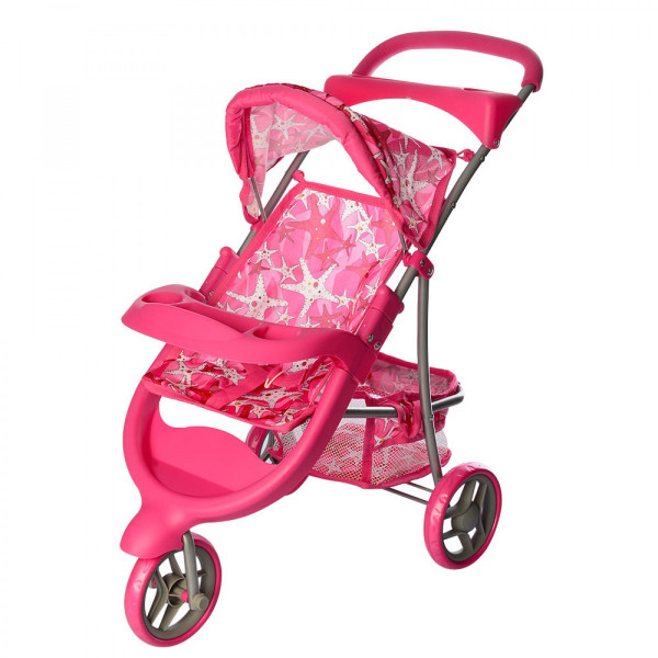 Візок для ляльок Melogo 9614 (pink/white) Візок для ляльок Melogo 9614 (pink/white)