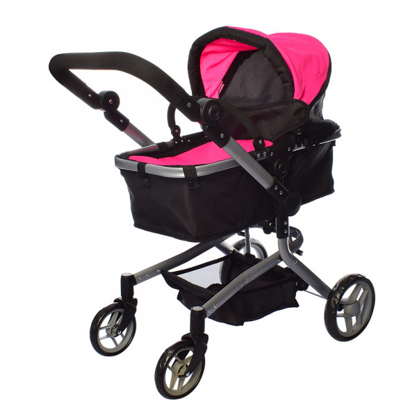 Візок для ляльок Melogo 9695A (pink/black) Візок для ляльок Melogo 9695A (pink/black)