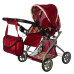 Візок для ляльок Melogo 9379/029 (burgundy) Візок для ляльок Melogo 9379/029 (burgundy)