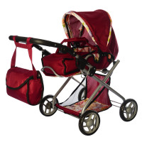 Візок для ляльок Melogo 9379/029 (burgundy) Візок для ляльок Melogo 9379/029 (burgundy)
