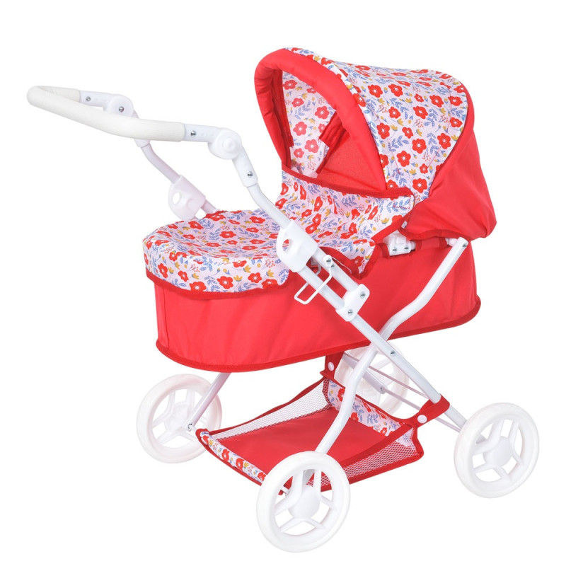 Коляска для ляльок Melogo 9680 (red) Коляска для ляльок Melogo 9680 (red)