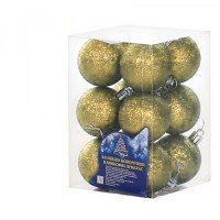 Набір ялинкових куль NewYEAR 8104-3 (gold) Набір ялинкових куль NewYEAR 8104-3 (gold)